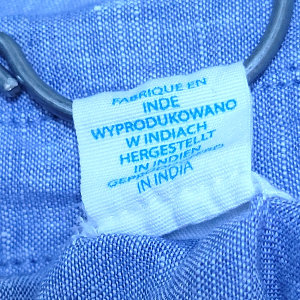 Sigrid Olsen | Blue Chambray Linen Button-Down, S… - image 4